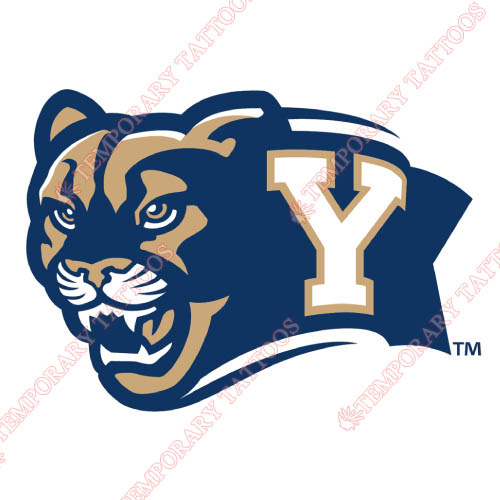 Brigham Young Cougars Customize Temporary Tattoos Stickers NO.4024